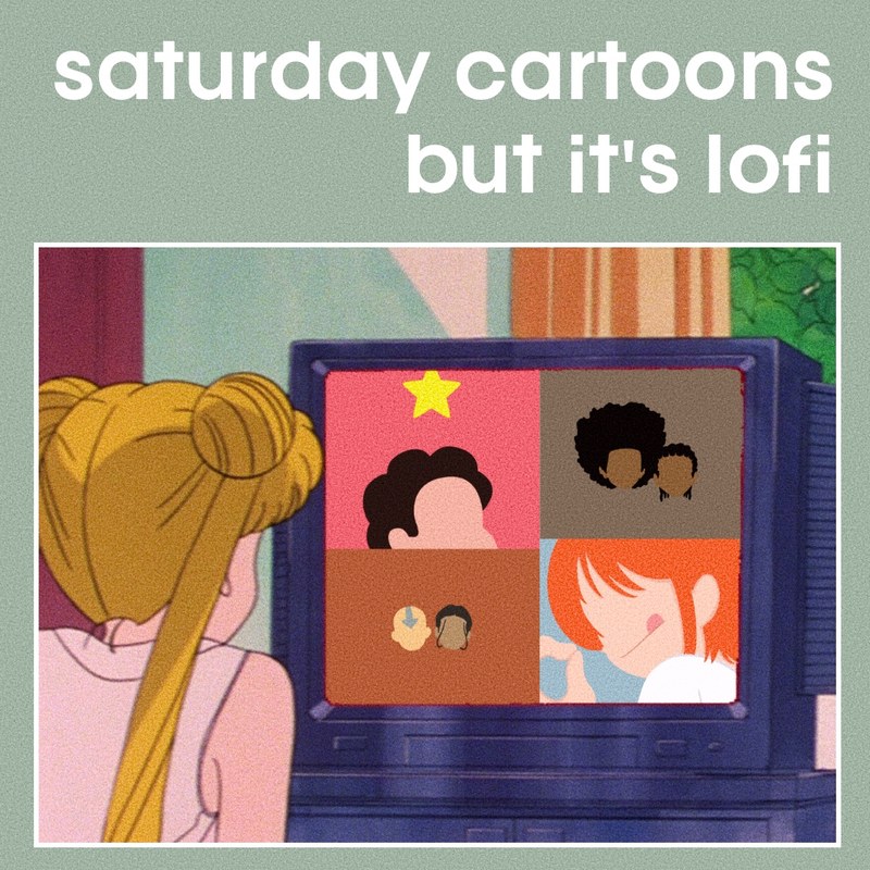 saturday morning cartoons but it's lofi playlist cover